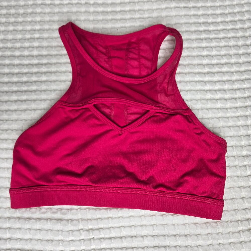 Buffbunny pink sports bra